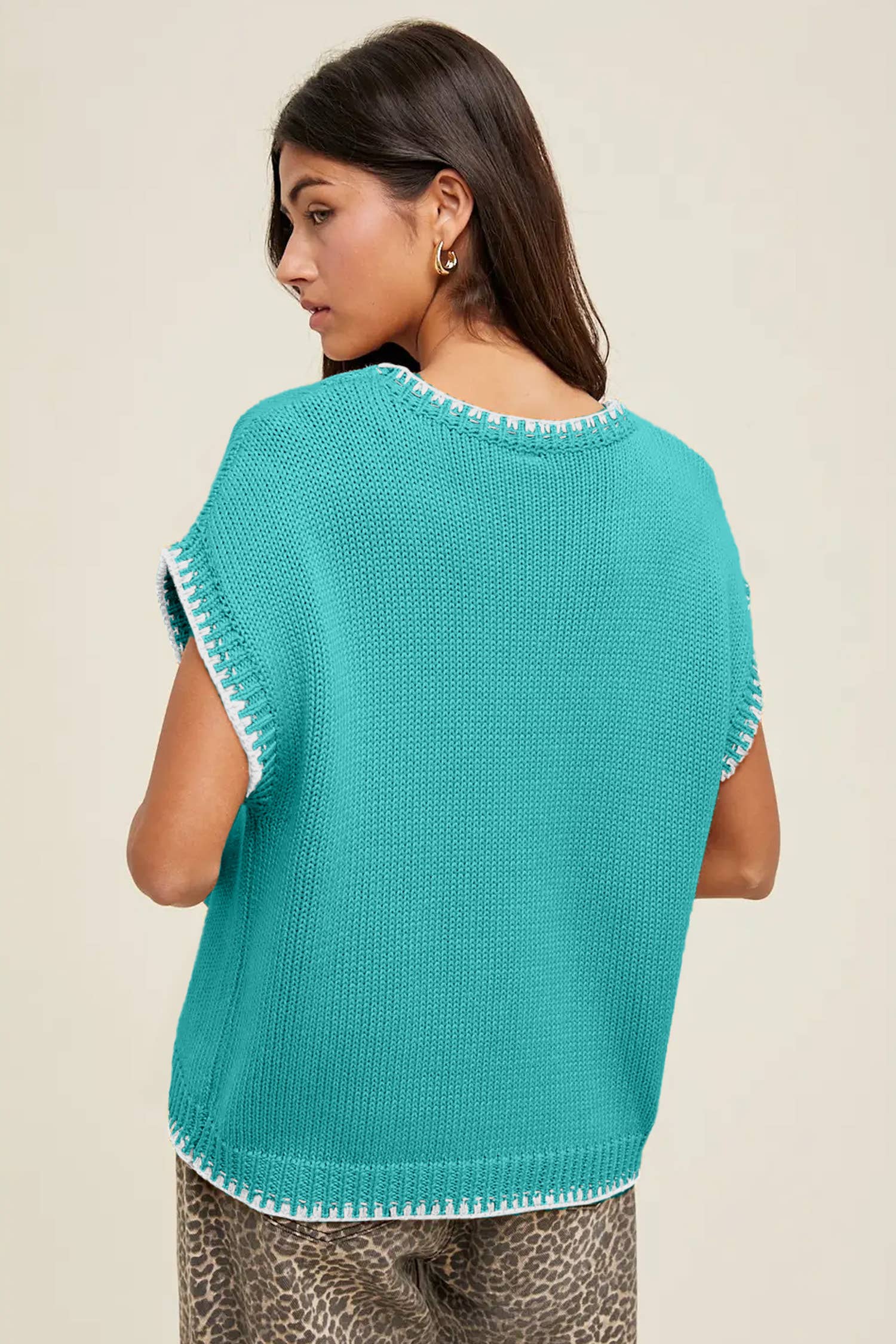 Western HOWDY Embroidered Knit Graphic Top