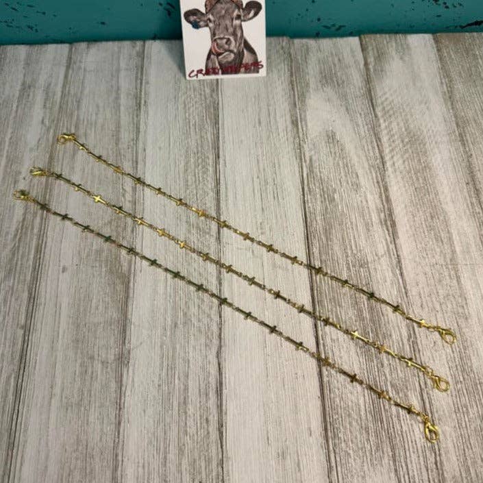Trucker Hat Chains: GOLD CROSS