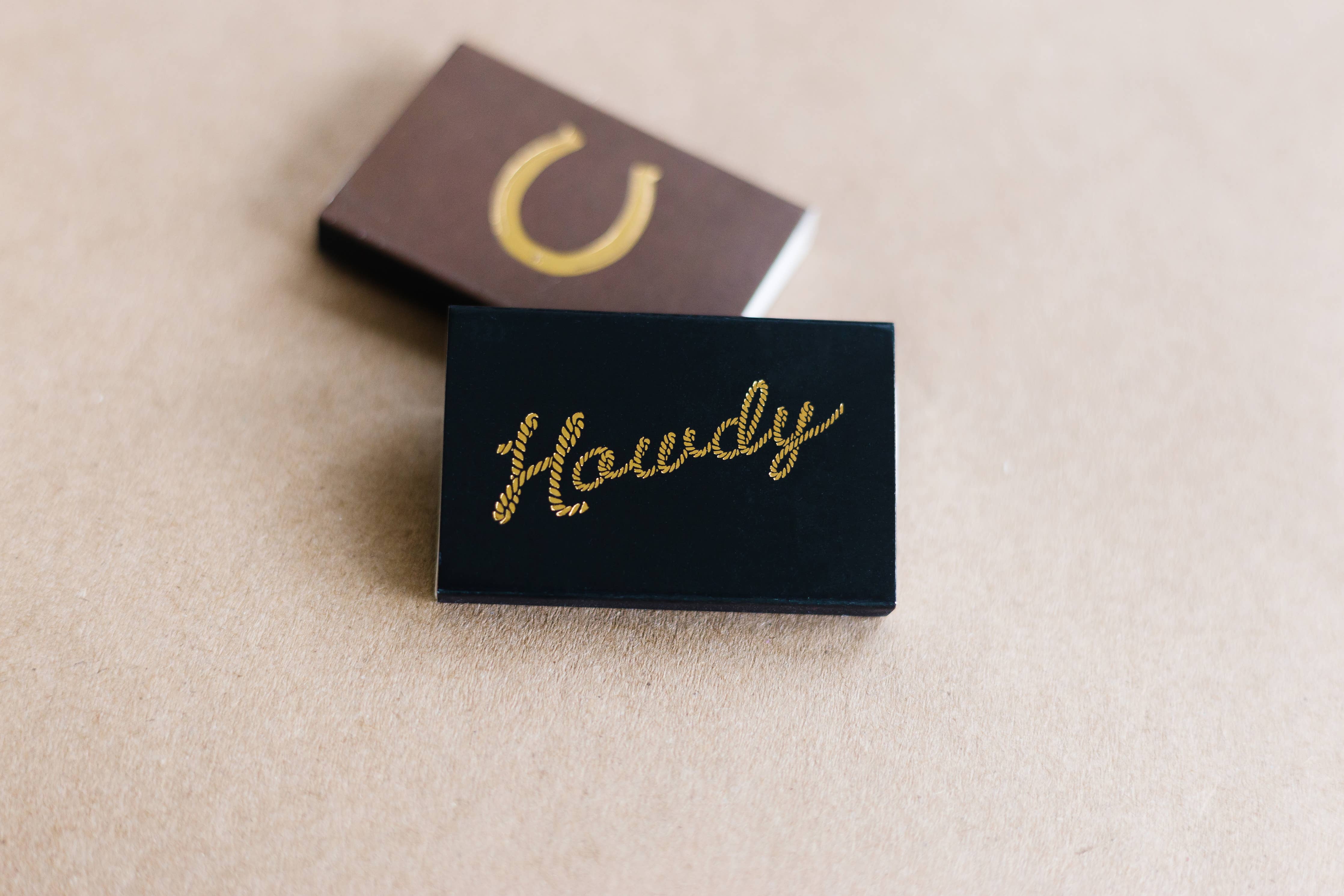 Howdy Matchbox | Western Matches