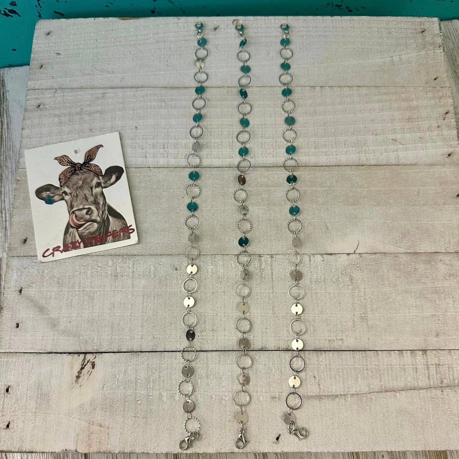Trucker Hat Chains: SILVER CIRCLES