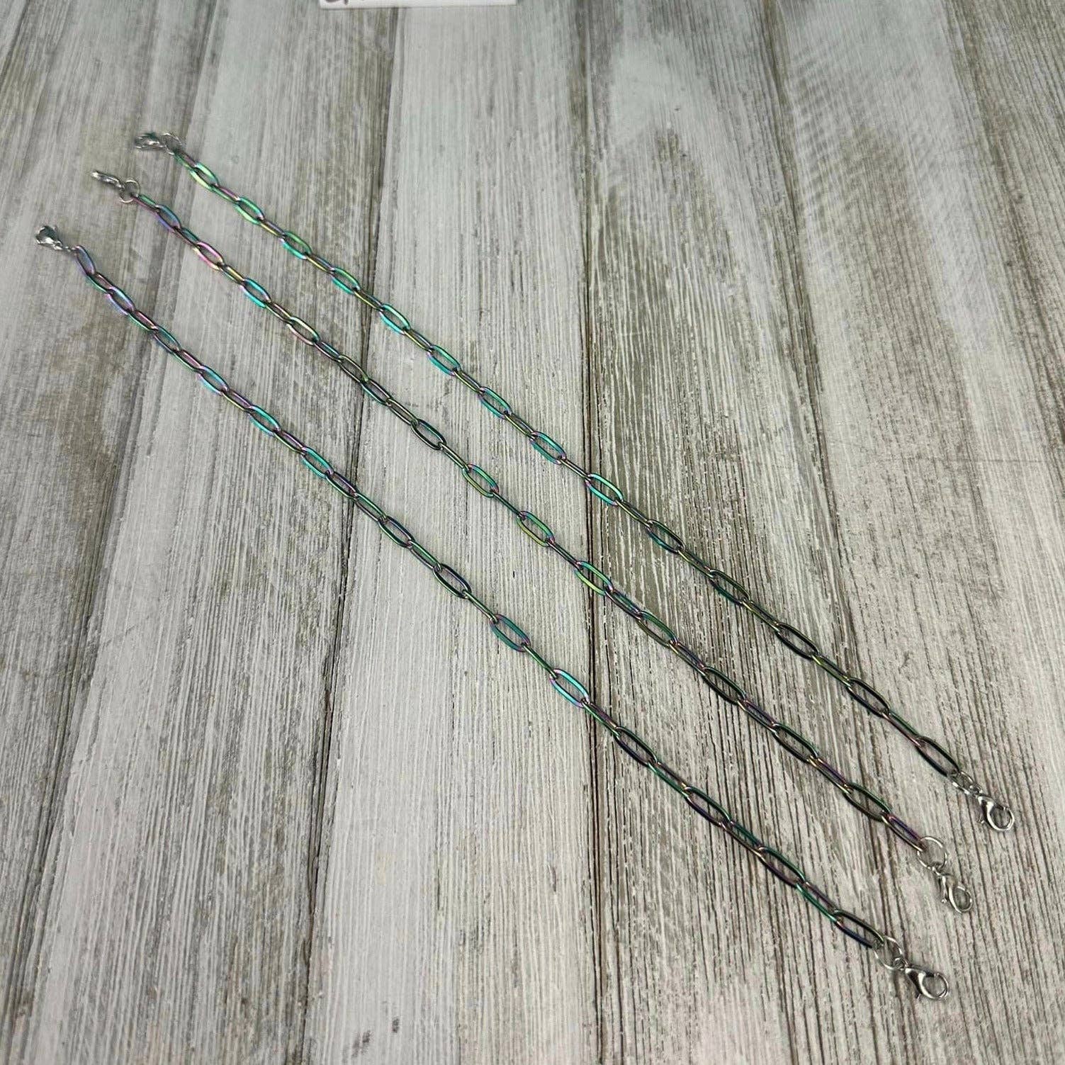 Trucker Hat Chains: TURQUOISE STONES
