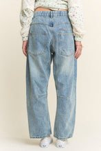 Patchwork Vintage Wash Denim Jean
