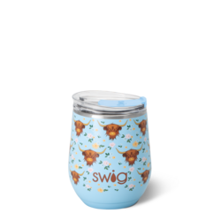 Holy Cow Stemless Wine Cup 12 oz.