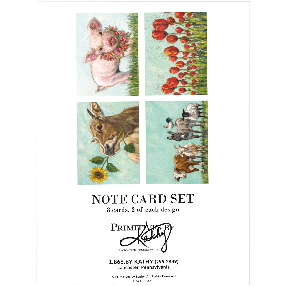 Note Card Set - Farm