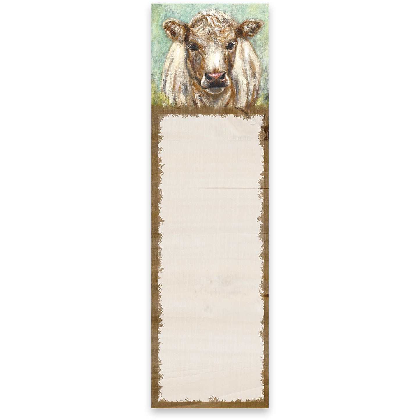 List Notepad - Shaggy Cow