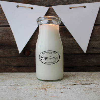 Milk Bottle Candles