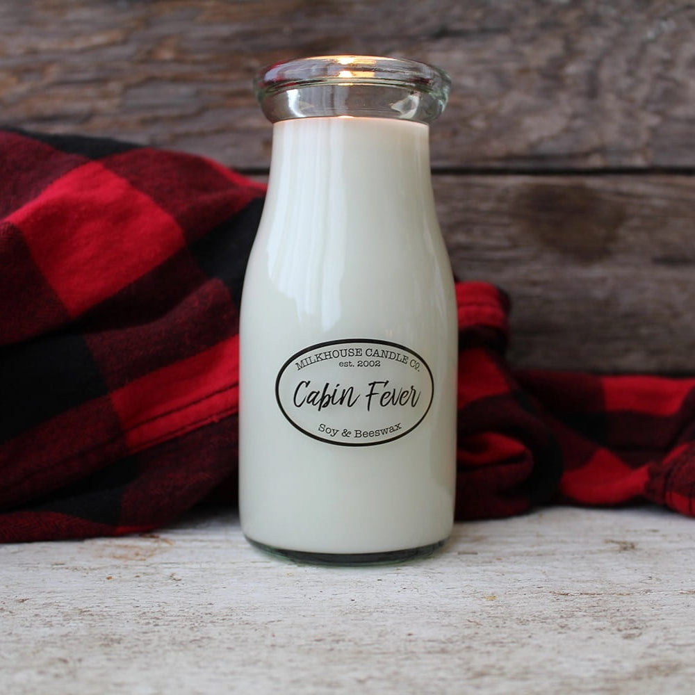 Milk Bottle Candles