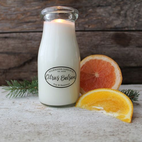 Milk Bottle Candles