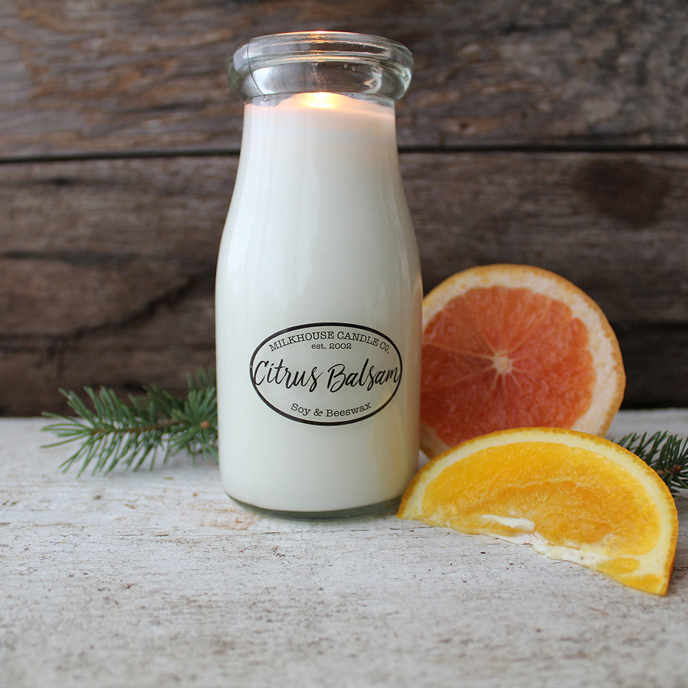 Milk Bottle Candles