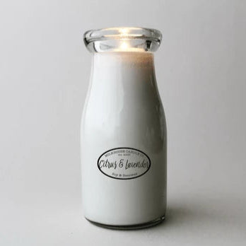 Milk Bottle Candles