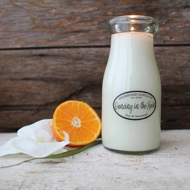 Milk Bottle Candles