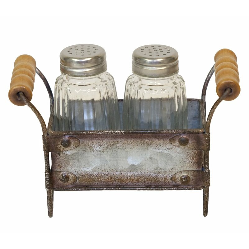 Metal Salt Pepper Tray