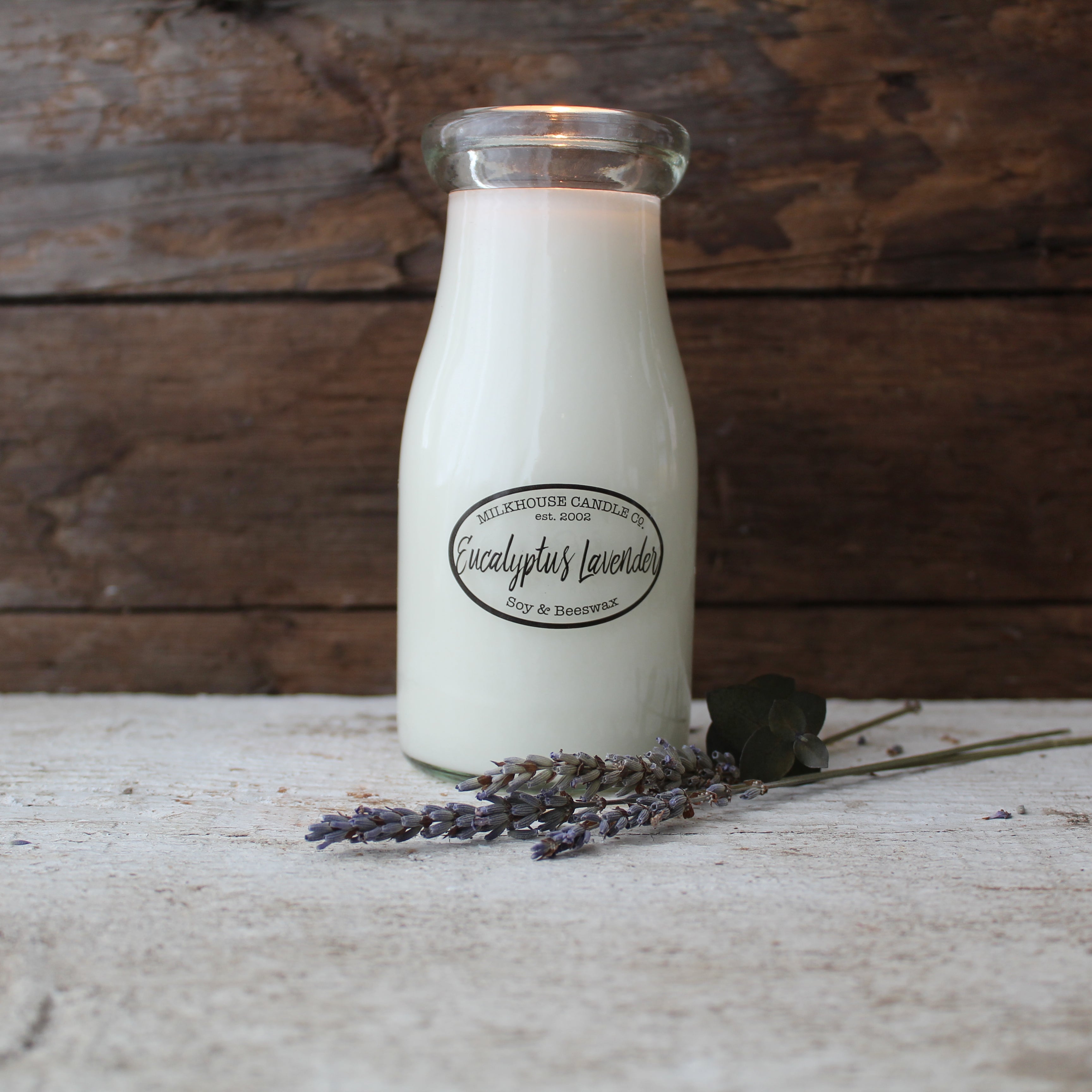 Milk Bottle Candles