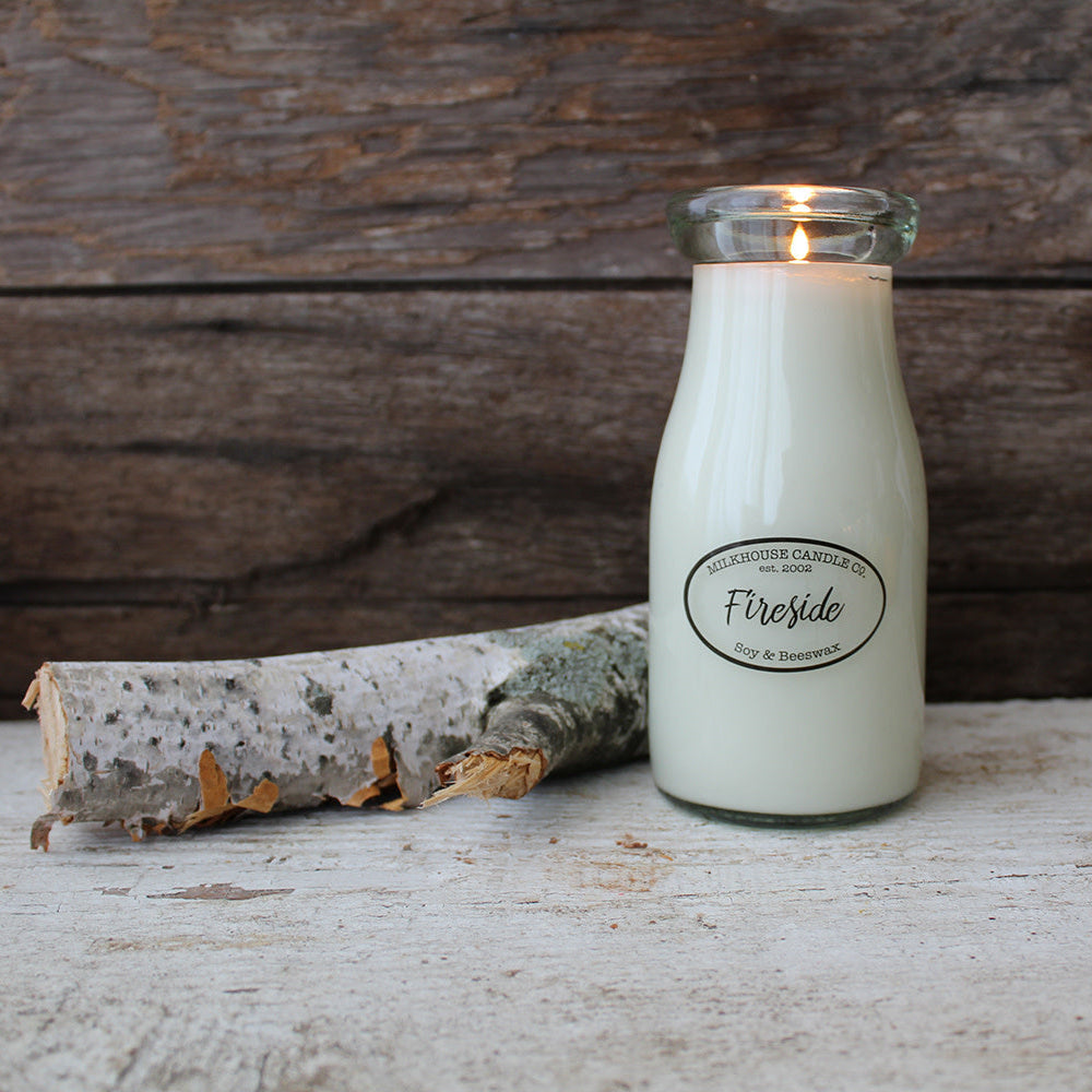 Milk Bottle Candles