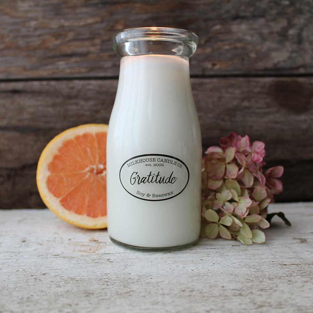 Milk Bottle Candles
