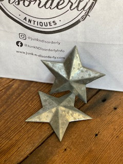 Small Galvanized Texas Star Magnet