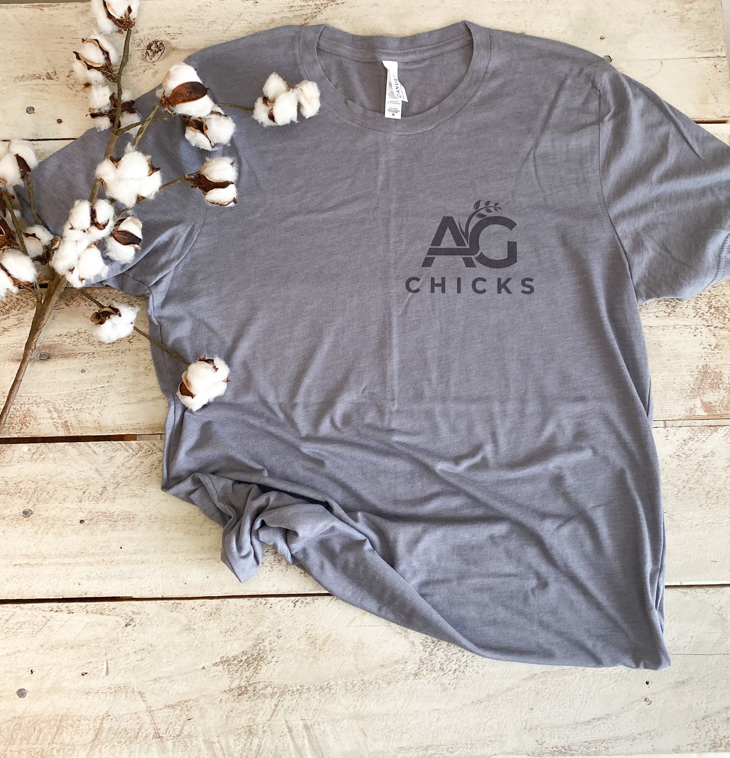 Ag Chicks-Left Pocket Logo T-Shirt