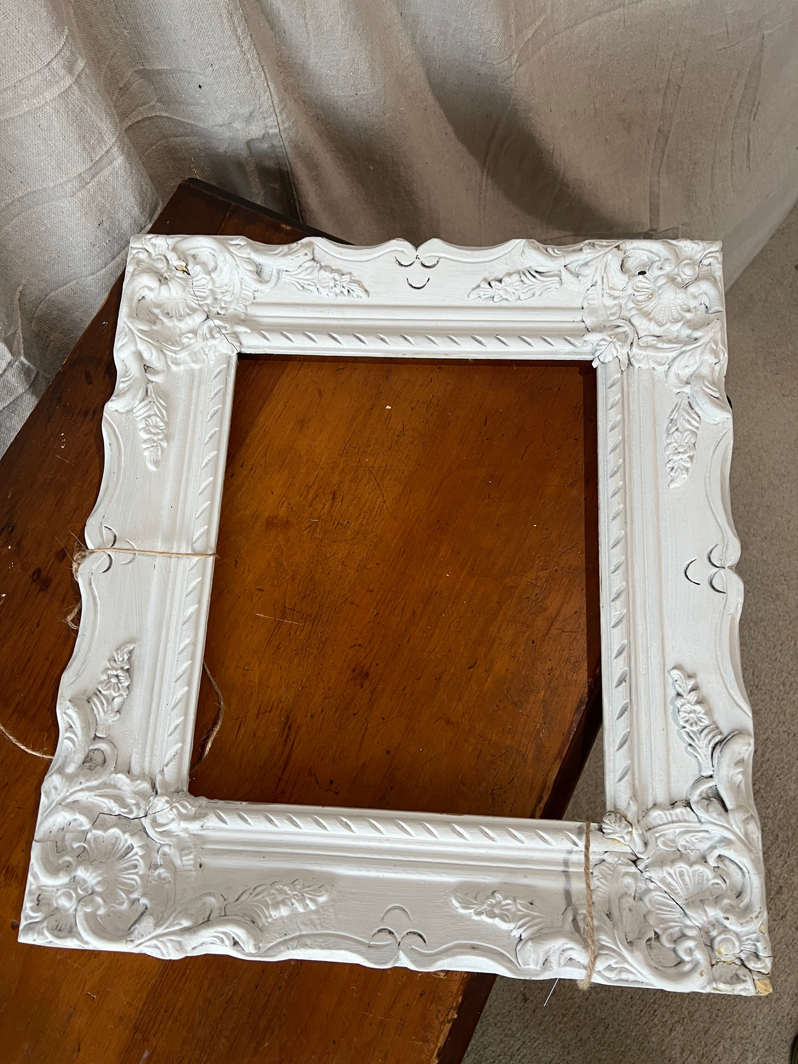 White Antique Chippy Frame