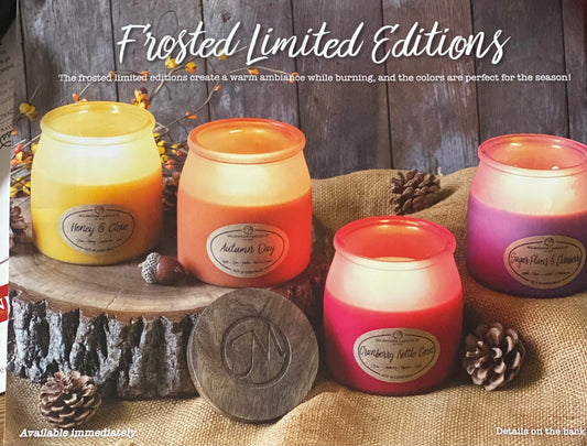 Frosted Limited Edition Candles