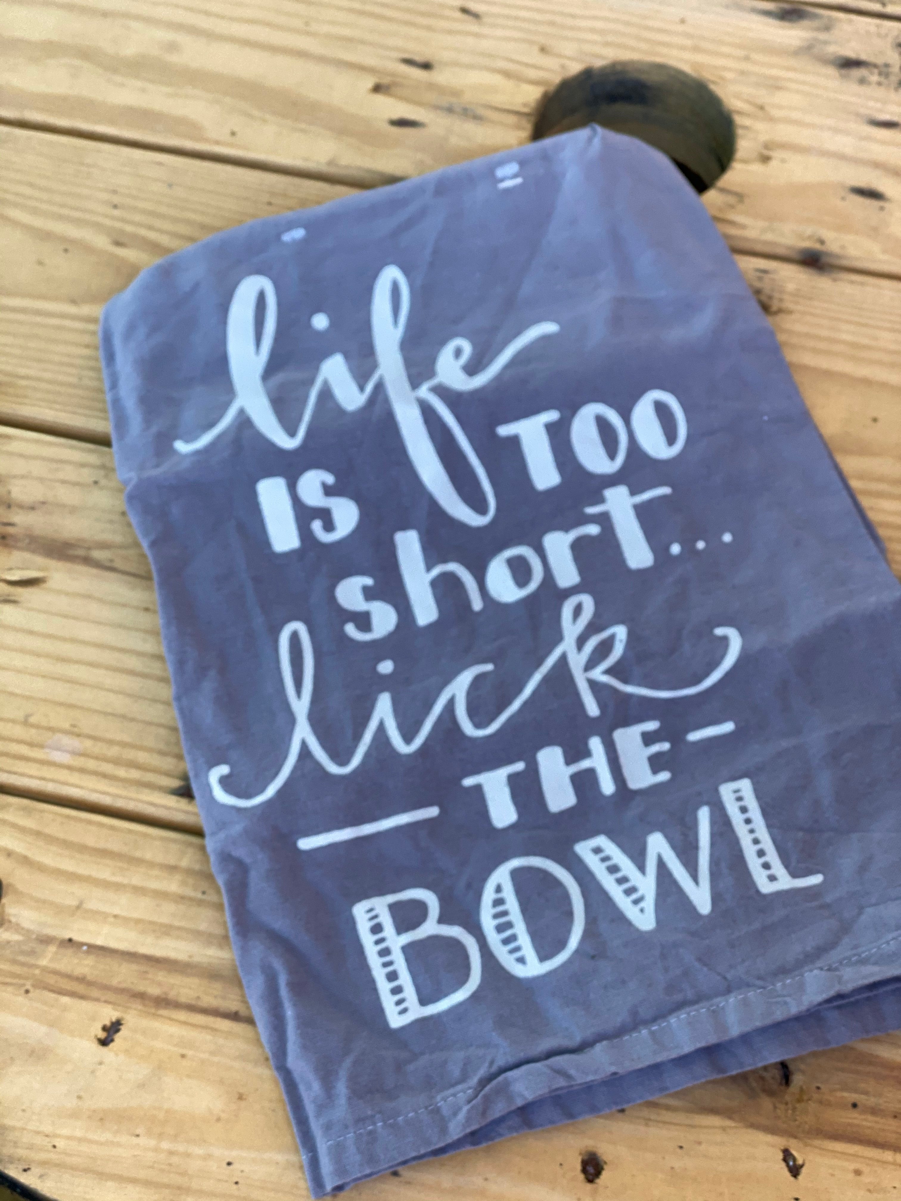 Lick the Bowl Dish Towel