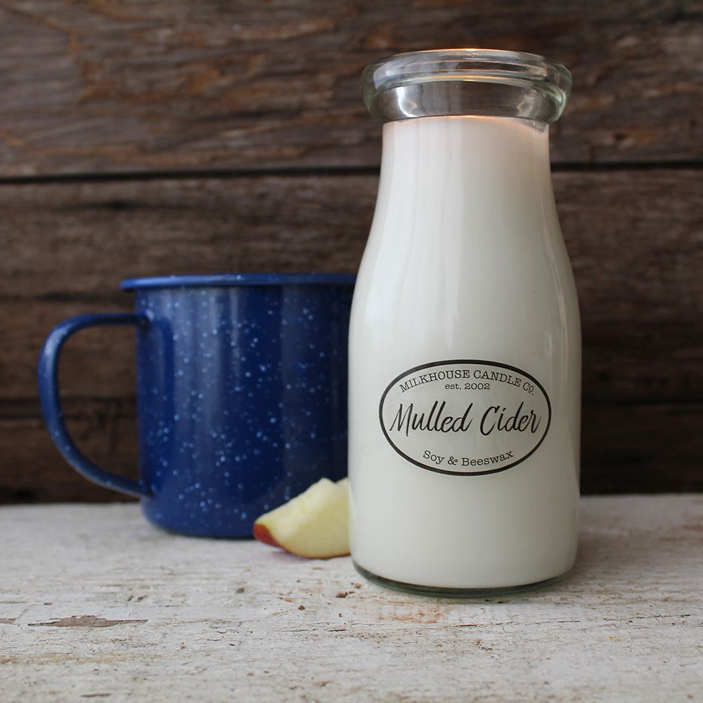Milk Bottle Candles