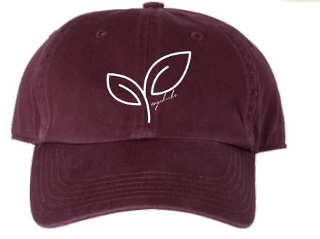 Maroon Embroidered Ag Chicks Hat