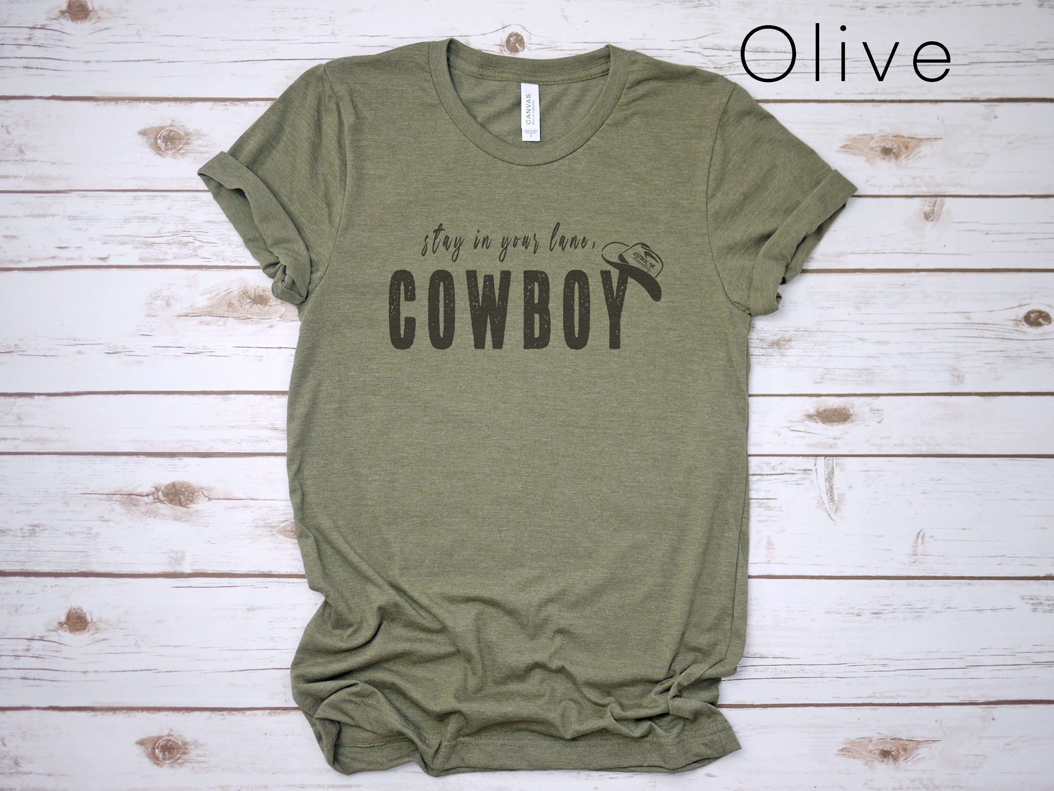 Stay in Your Lane Cowboy T-Shirt
