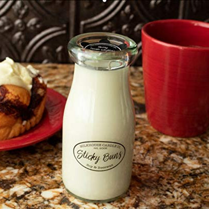 Milk Bottle Candles