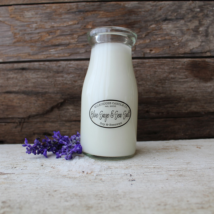 Milk Bottle Candles