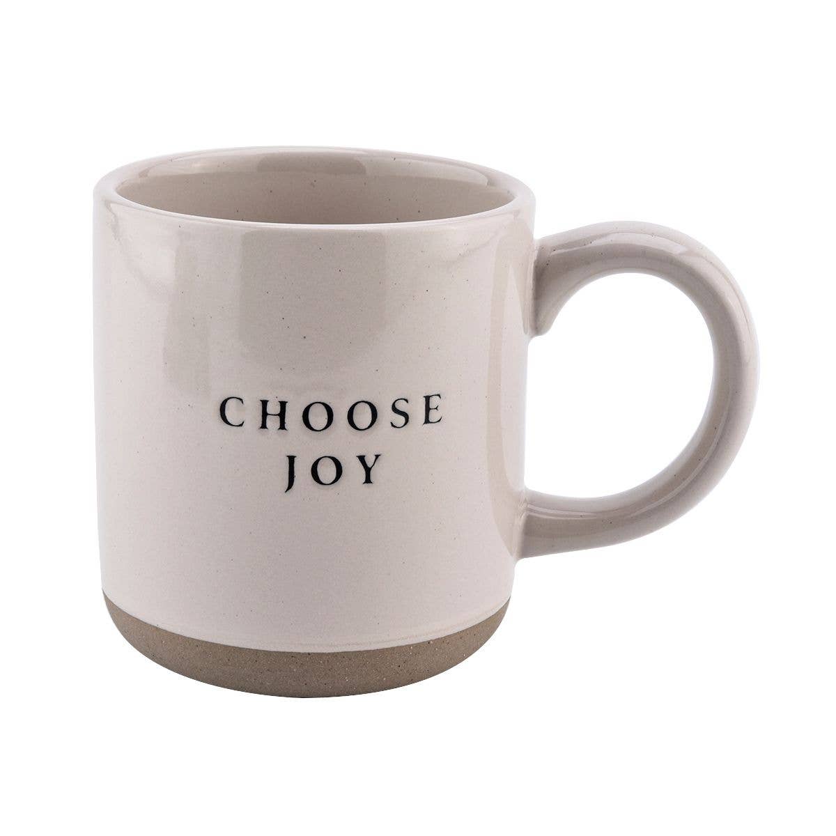 Choose Joy Stoneware Coffee Mug