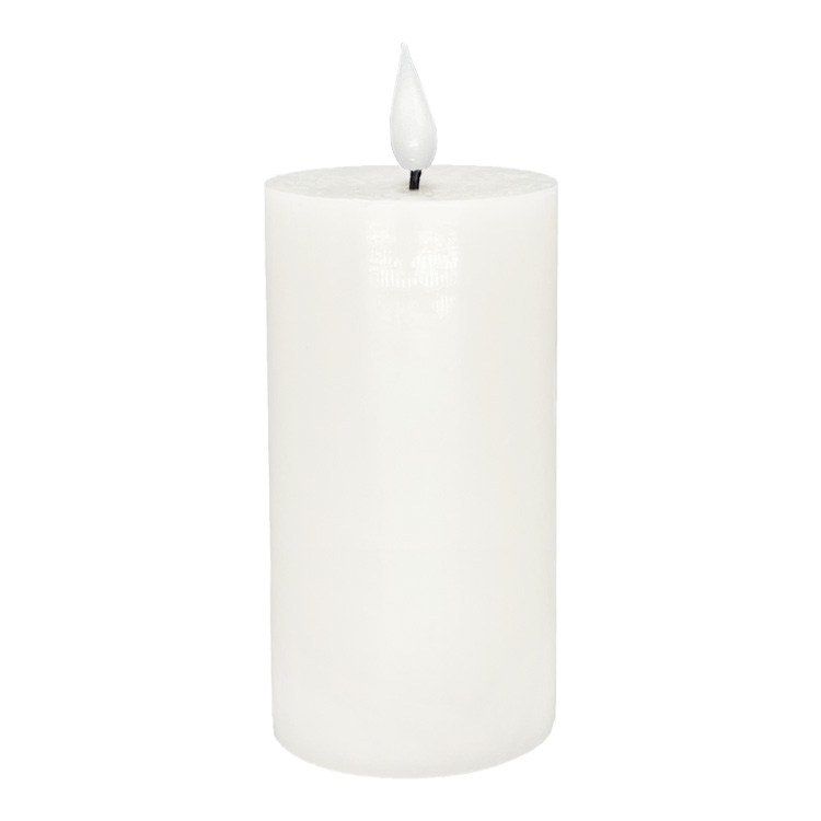 Small White Realistic Votive LED Candle - 2 x 4 in