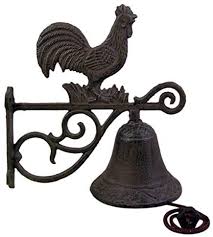 Cast Iron Rooster Bell