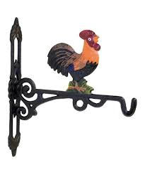 Cast Iron Rooster Plant Hook