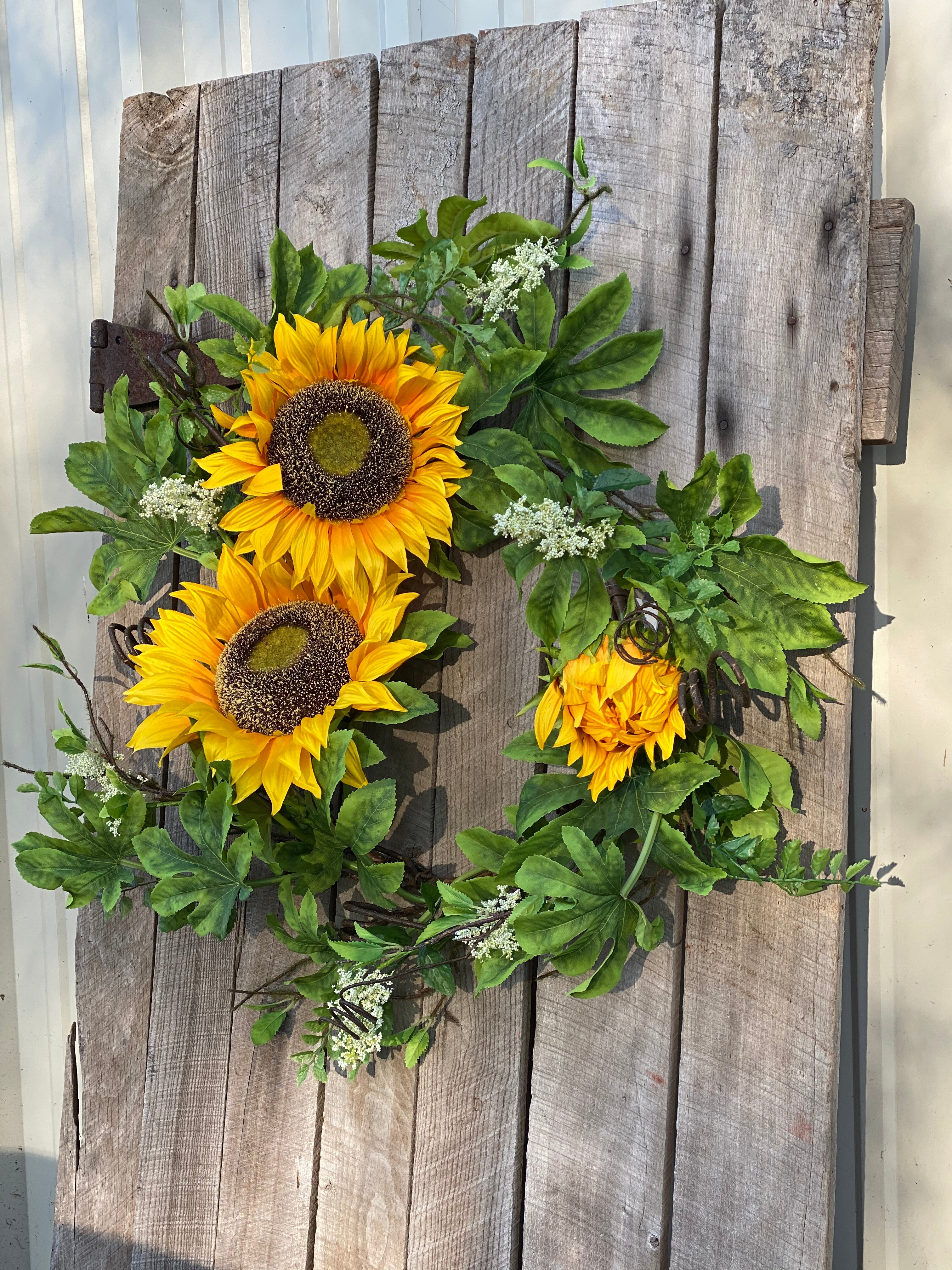 Sunflower Wreath