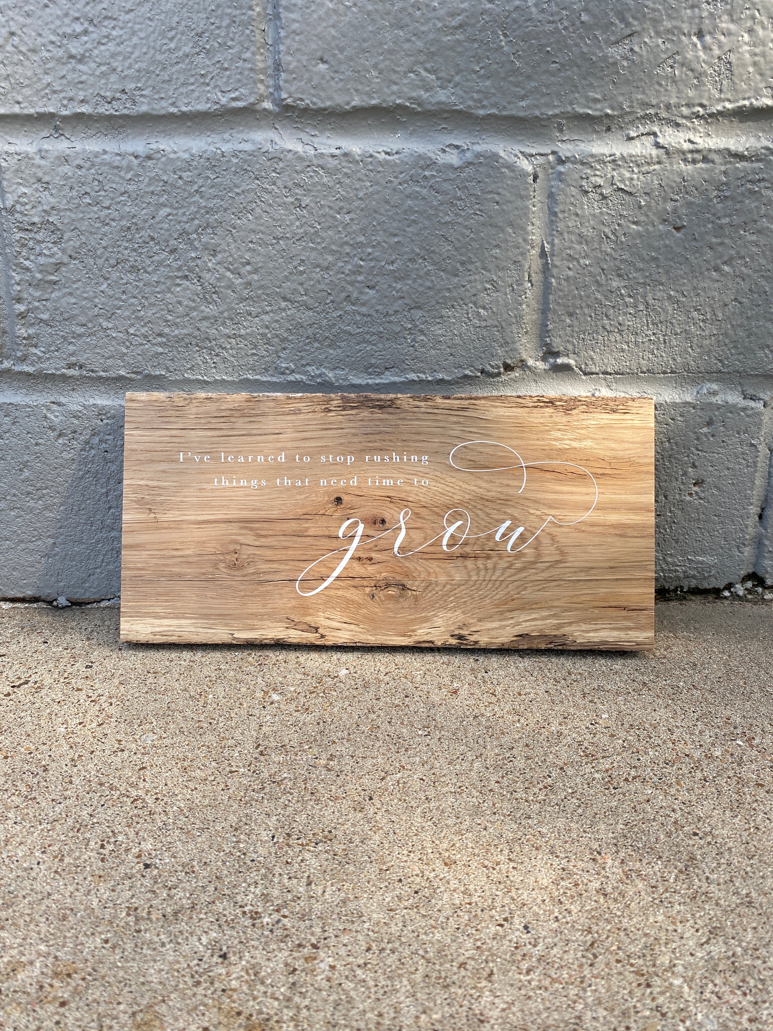 White Chippy Engraved Blocks
