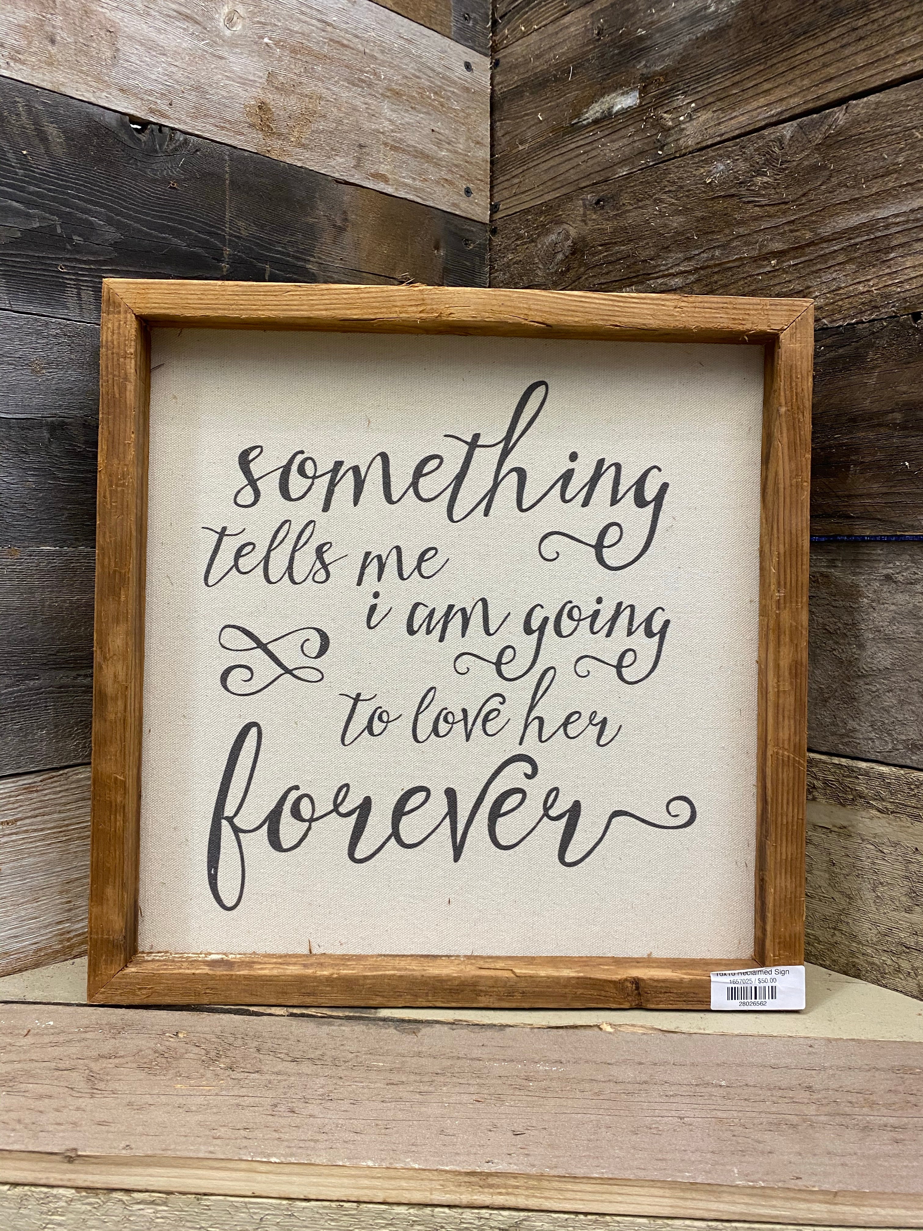16x16 Reclaimed Sign