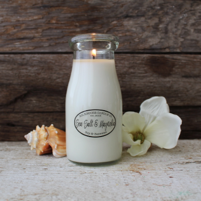 Milk Bottle Candles