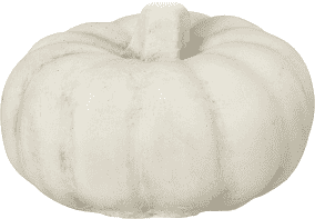 Cement Pumpkin- Large Cream